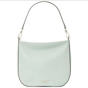 NWOT Kate Spade Lexy Shoulder Bag in Crystal Blue Pebbled Leather